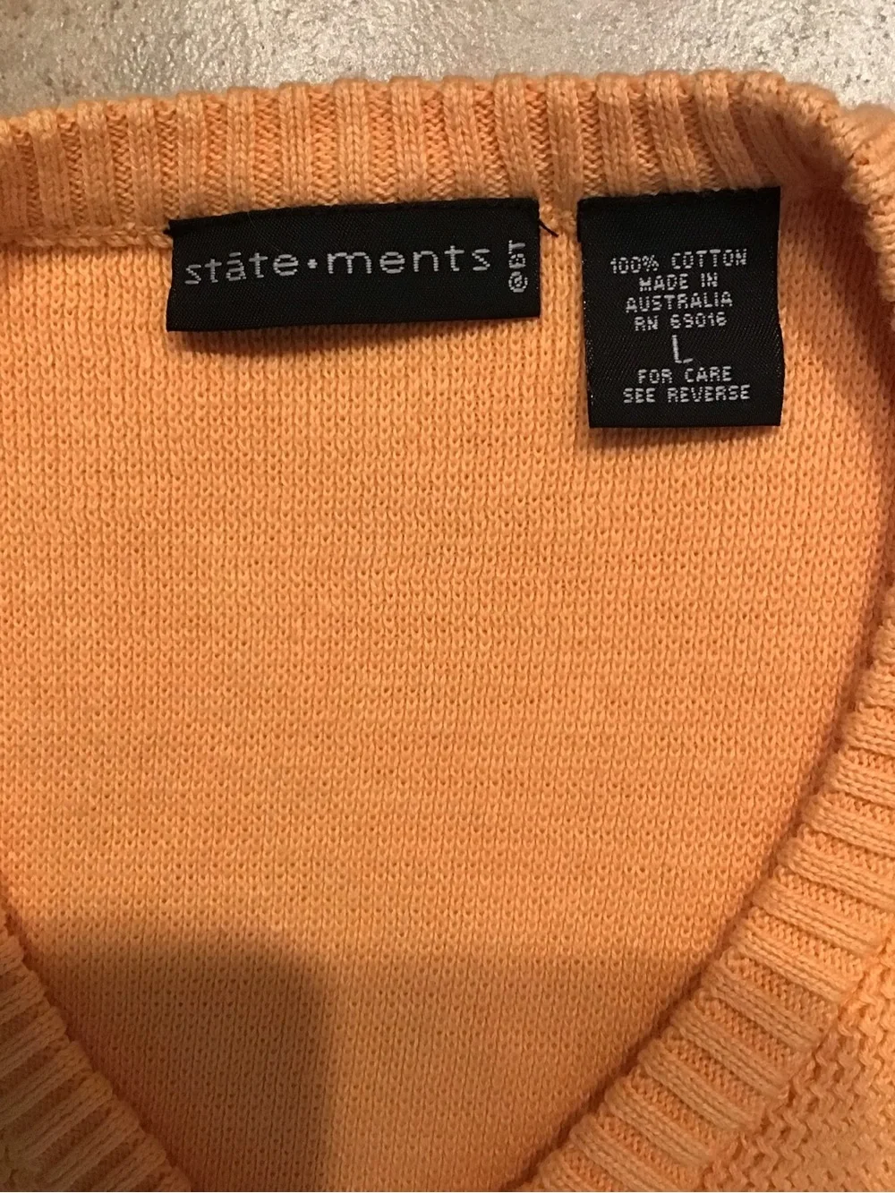 V Neck Sweater Vest, Large